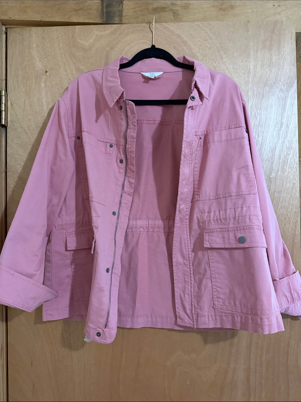 Time and Tru Dusty Pink Utility Jacket